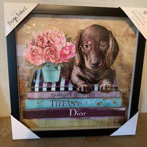 💗{Dachshund} Tiffany Dior Fashion Designer Wall Art!